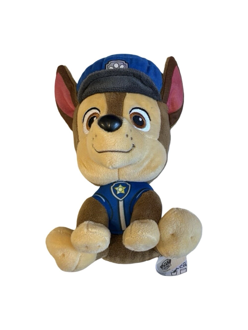 PAW Patrol Chase Plush Stuffed Animal Police Dog w/ Blue Hat 10 in